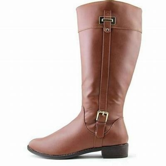 Karen Scott Deliee Cognac Riding Boots - Picture 16 of 16
